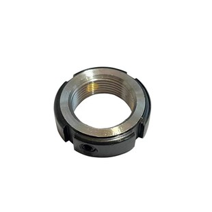 轴承座丝杆座圆形锁紧螺母带顶丝可调节防松YC/R USWT精密型螺帽