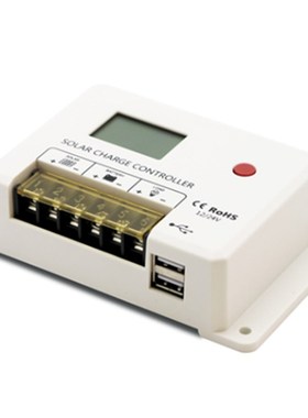 太阳能控制器10A20A30A4060A全自动通用智能充放电家用光伏控制器