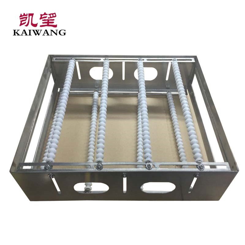 铁氟龙清洗架 304耐高温钢化架 光学玻璃镜片周转架算珠295*230mm