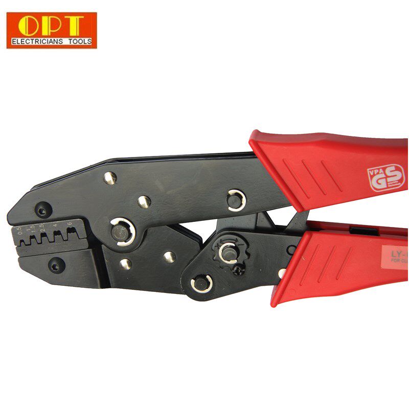 【台湾OPT】LY-06WF棘轮式 欧式端子压线钳 压接钳(0.5-6mm2)