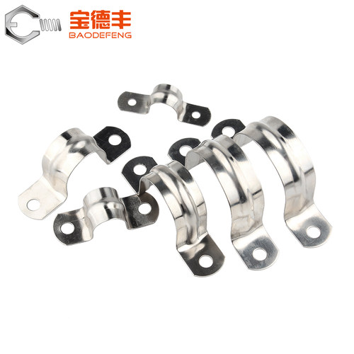 304不锈钢U型管卡骑马管箍支架管扣喉箍水管夹卡扣U形卡箍抱箍