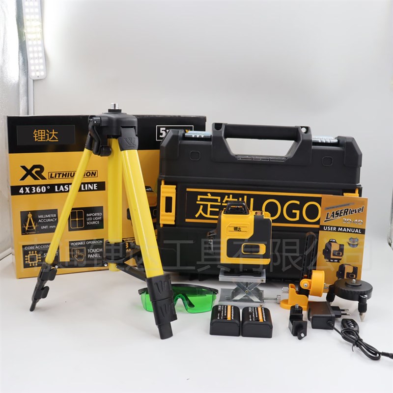 激光12线16线投线仪高精度平水仪强光红外线水平仪绿光自动调平