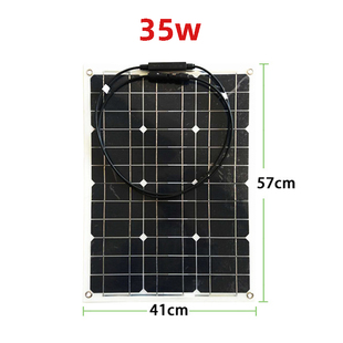12伏太阳能充电板25-180w软板半柔性光伏板18v12v24房车游艇车顶