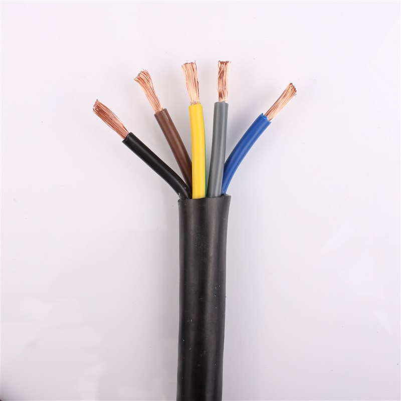 防水电源线RVV2芯3芯4芯5芯软护套电缆线0.3 0.5 1.5 2.5 4 6平方
