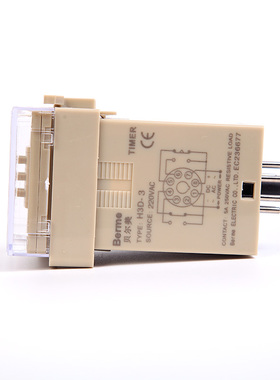 贝尔美 时间继电器H3D-3数显延时继电器3位显示 220V 24V