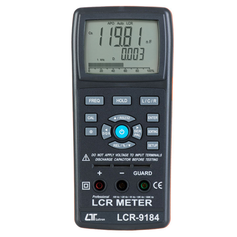 LCR9184手持式高精度进口数字LCR表电桥测试仪电阻电容电感万用电