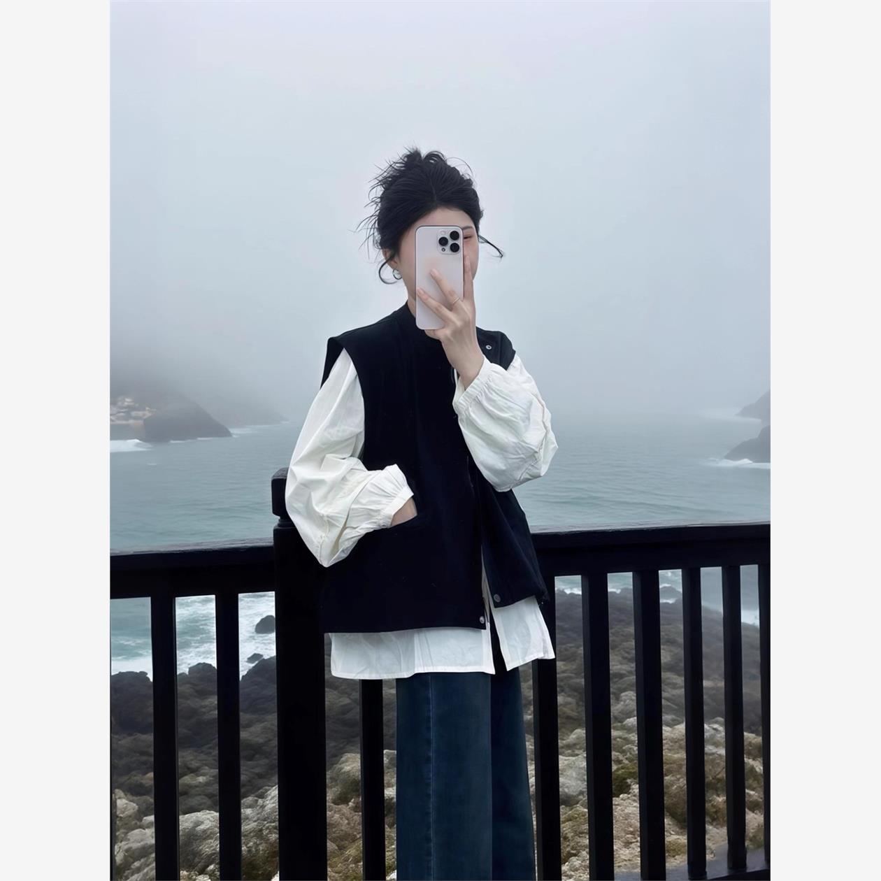 早秋搭配一整套韩系穿搭