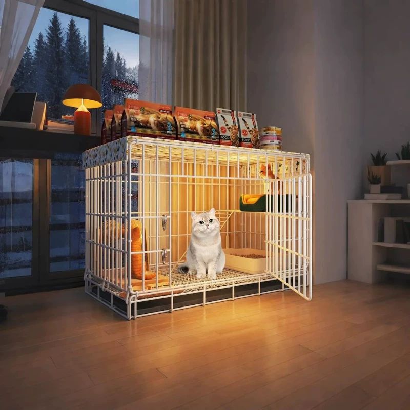 双层猫笼子家用室内带厕所一体超大自由空间折叠幼猫专用猫窝别墅