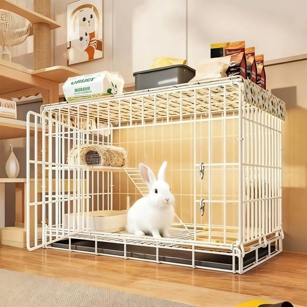 兔子笼子家用特大号室内兔笼仓鼠笼豚鼠笼荷兰猪笼新型带厕所小兔