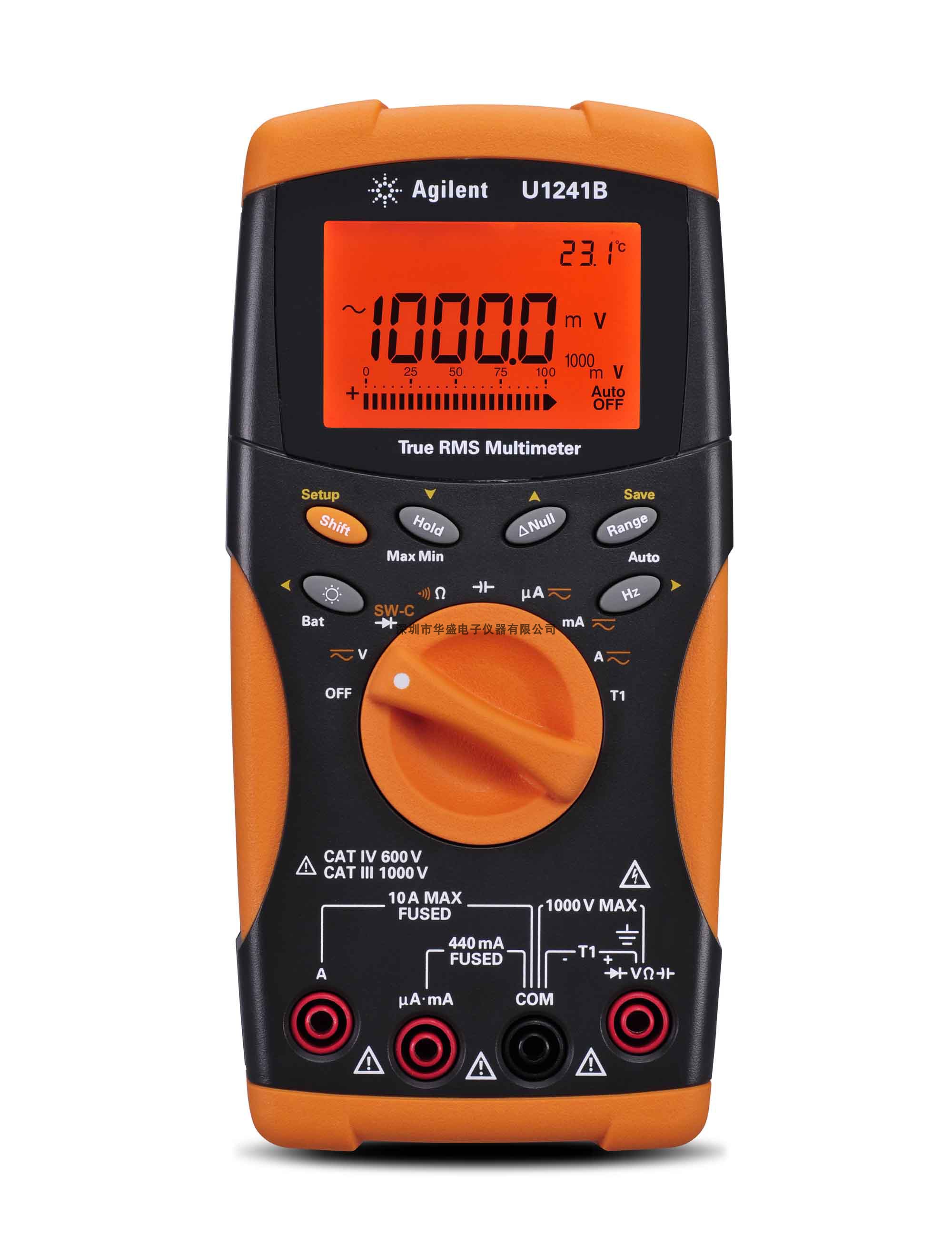 安捷伦U1241B/U1242B/U1251B/U1252B/U1253B手持式数字万用表