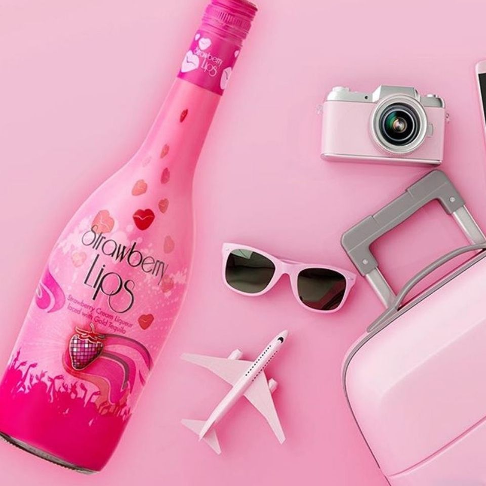 草莓之吻利口酒南非原瓶进口利口酒KWV女士小甜水两瓶价更优惠