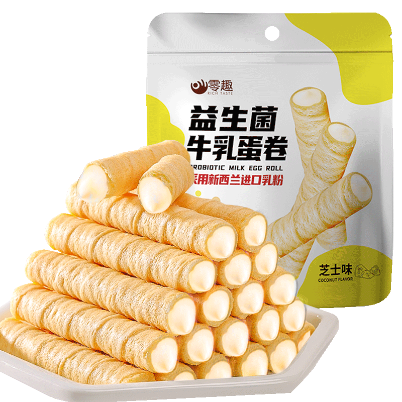 千丝益生菌牛乳芝士蛋卷
