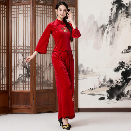 DanceSuit广场舞服装新款套装