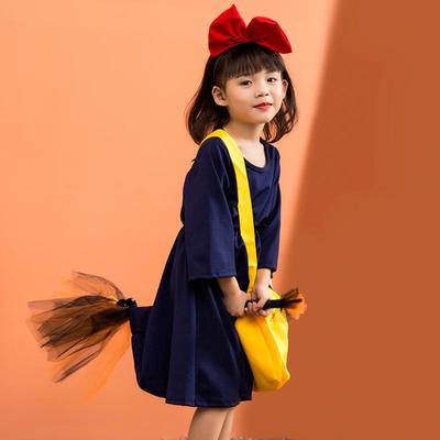 Halloween costume Little Witch cosplay dress女巫表演连衣裙