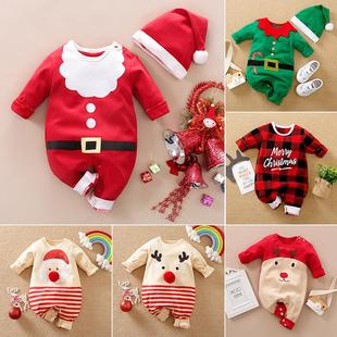 Christmas baby jumpsuit baby clothes圣诞婴儿连体衣宝宝衣服