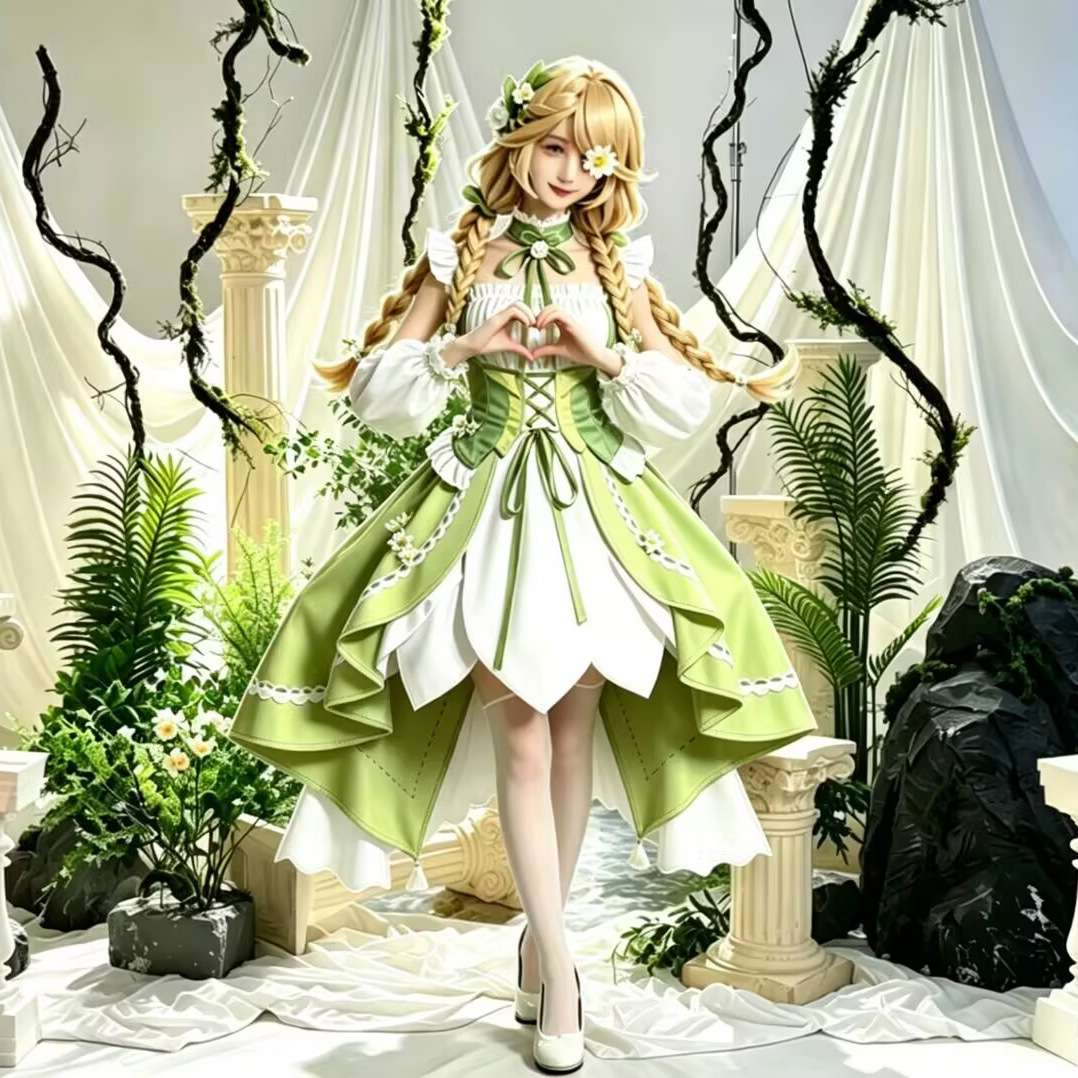 Halloween Spring Dress Cos Outfit 春日连衣裙装扮图片