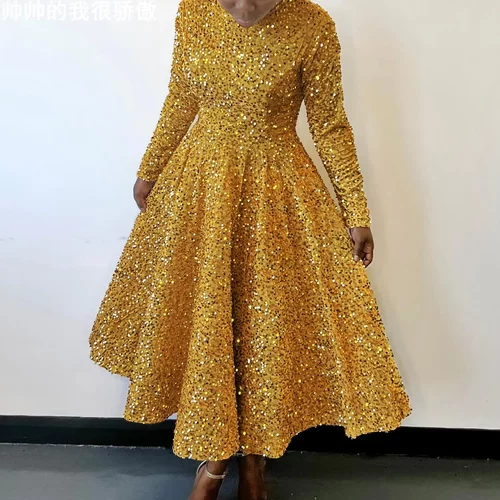 Mid-lengthEveningDressWestern-