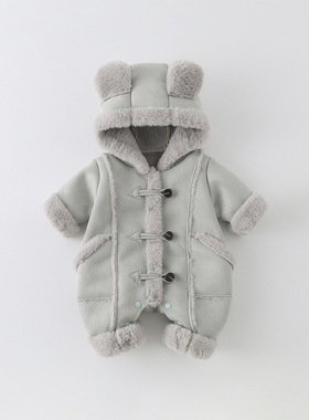 Baby clothes winter baby cotton clothes one-piece clothes