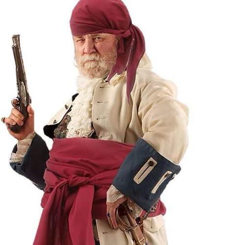 Halloween pirate costume thief headscarf belt accessories