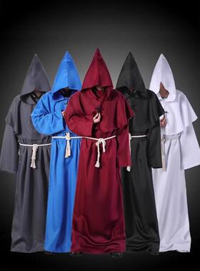 Halloween cosplay cloak monk costume wizard monk costume