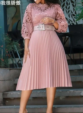 Plus-size Lace Dress Evening Gown 大码蕾丝连衣裙礼服