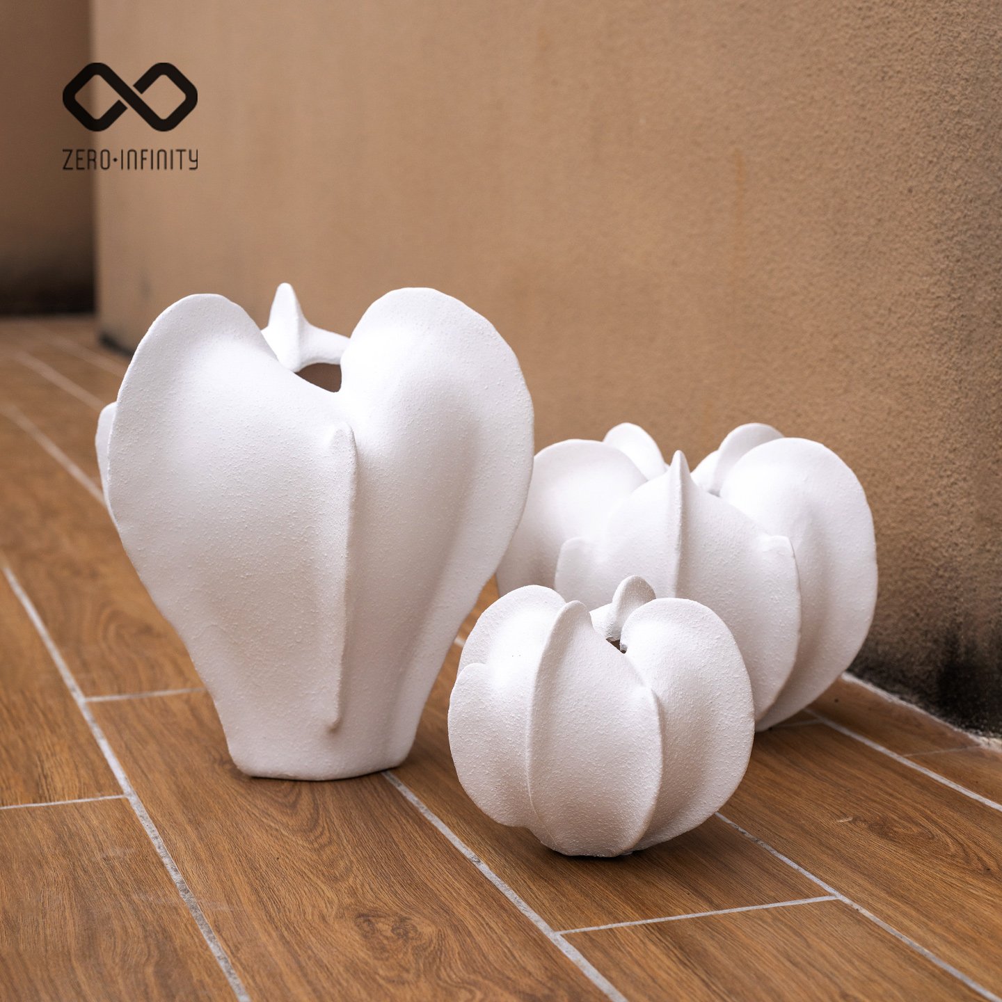 中古风杨桃花器陶瓷花瓶摆件