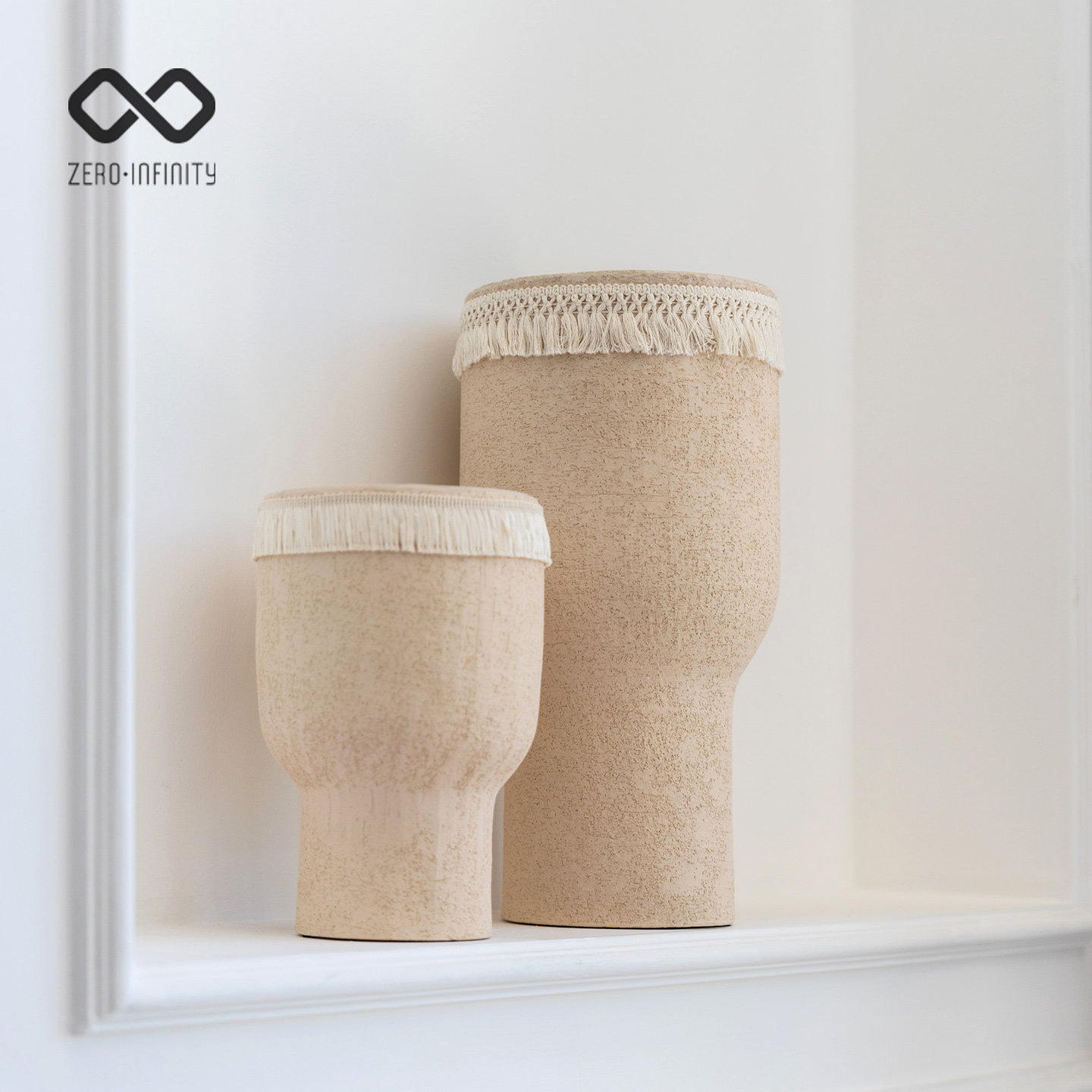 中古风手工陶瓷花瓶客厅玄关摆件