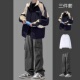裤 美式 痞帅外套三件套 套装 搭配工装 潮牌夹克男士 一整套穿搭春秋季