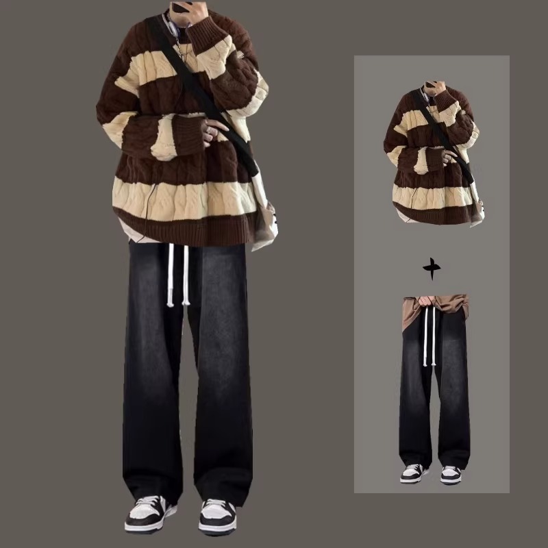 一整套搭配毛衣套装两件套圆领