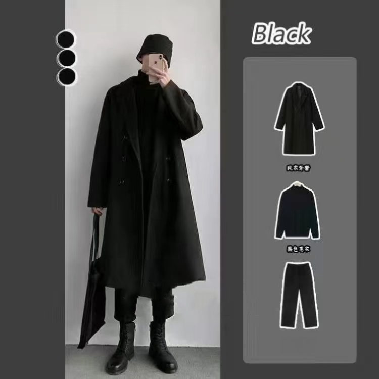高级感痞帅港风气质长款外套