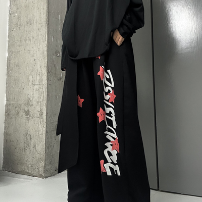 O-DOG 飘带卫裤 简约撞色限定百搭舞蹈街头四季透气男女通款odog