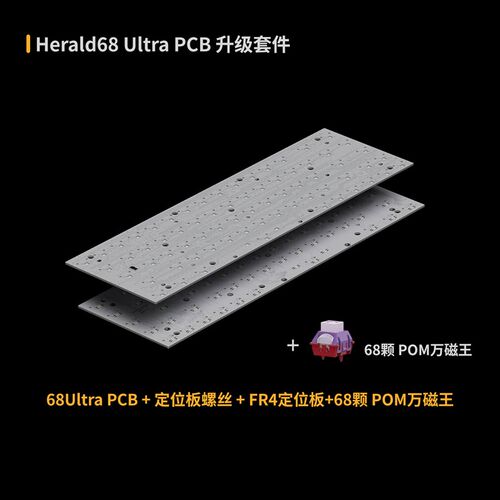 ZIRNEX Herald68 Ultra PCB升级包 0.01RT 16K扫描率 0.125ms延迟