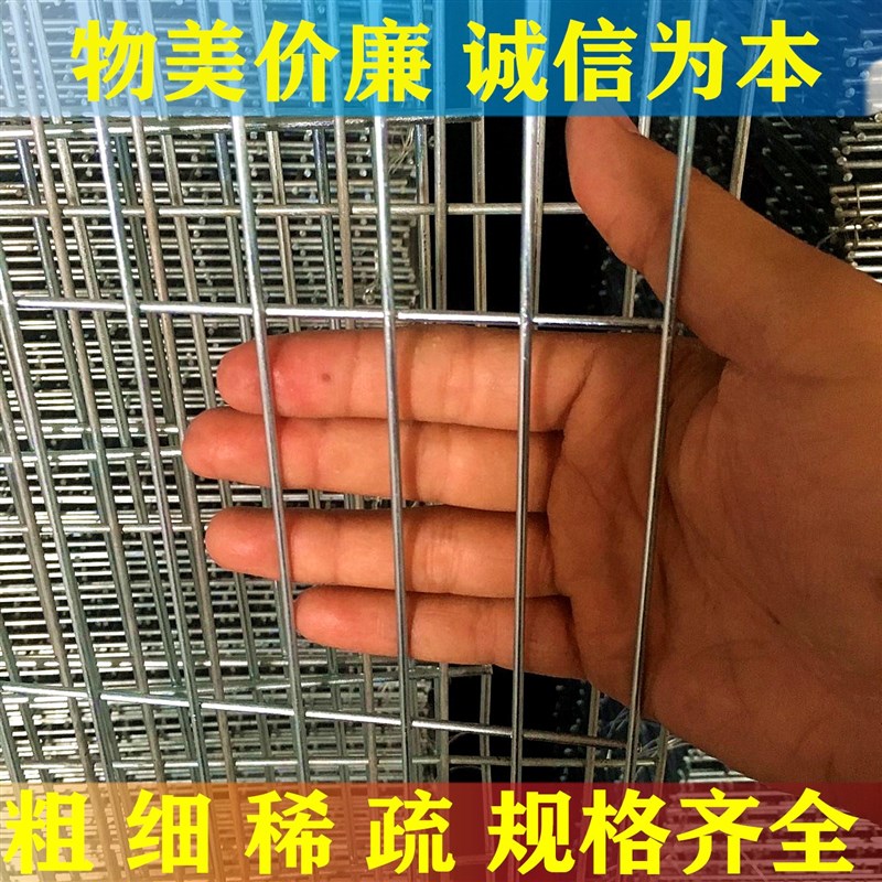 加粗镀锌网片长孔鸽舍鸡笼兔笼狗笼养殖地网镀锌铁丝网围栏养殖网