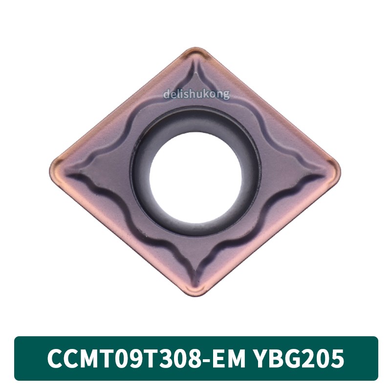 株洲数控刀片CCMT09T304-EM YBG205 加工R不锈钢刀片 内孔刀片