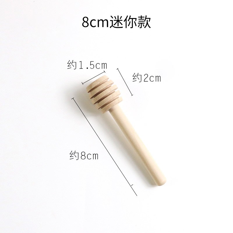 原木蜂蜜搅拌棒果酱棒取蜜棒天然实木粘蜜棒取蜂蜜勺子家用烘焙