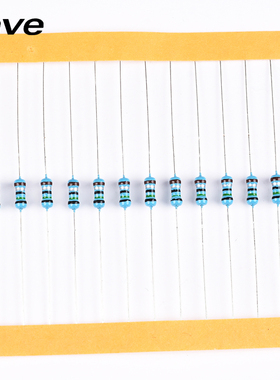 75R82R91R100R110R120R130R150欧姆1%金属膜电阻1/6W1/4W1/2W1W3W