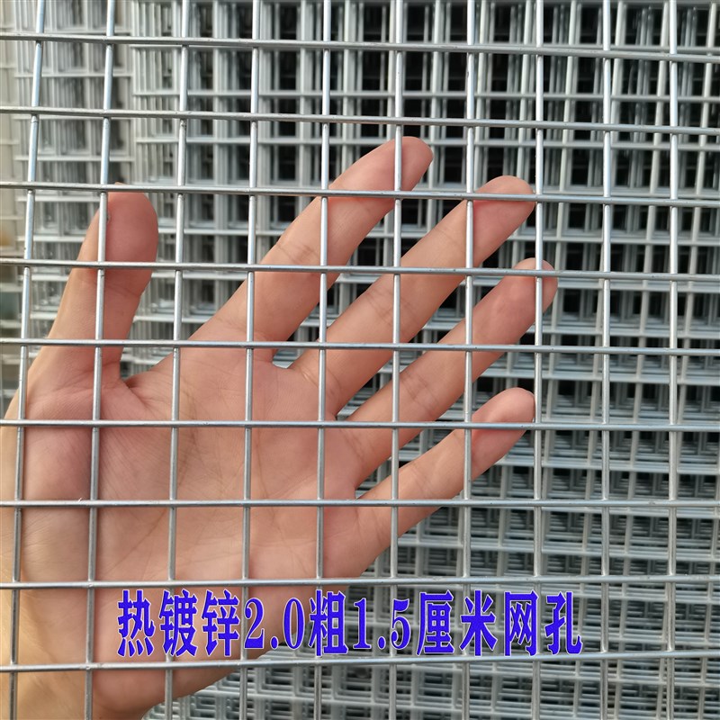 镀锌铁丝网加粗电焊网片围栏网鸽舍狗笼子底网装饰网格养殖隔离网