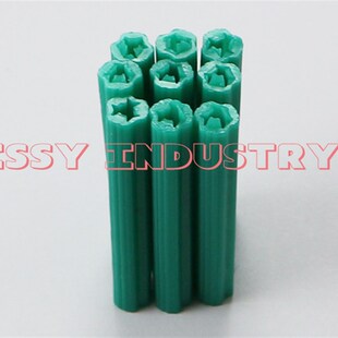 100只直通膨胀管5mm-12mm膨胀螺丝 塑料墙塞 壁虎 expand nail