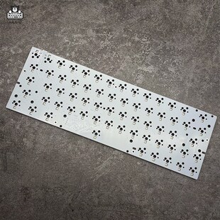 Mss 左移64PCB热插拔60%RGB机械键盘客制化主板非DZ60MJ64支持VIA