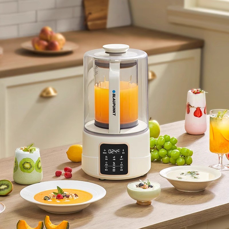 蓝宝柔音破壁机家用加热全自动小型豆浆机低噪音多功能料理机