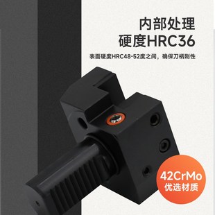 车铣复合机VDI动力刀座B系列径向外径刀夹B1/B2/B3/B4数控CNC刀塔