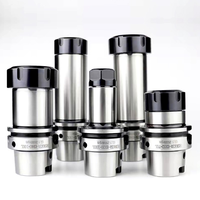 进口HSK63A高精刀柄高速SK后拉ER强力钻夹头APU刀T杆FMB面铣刀非