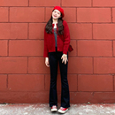 小个子长裤 黑色微喇叭牛仔裤 修身 高腰显瘦马蹄裤 女2025年秋冬新款