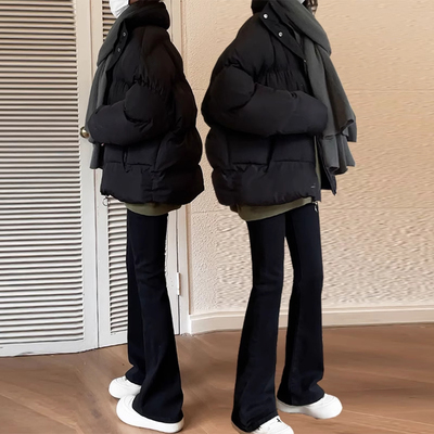 黑色微喇牛仔裤女2025年拖地秋冬新款爆款高腰显瘦修身喇叭马蹄裤