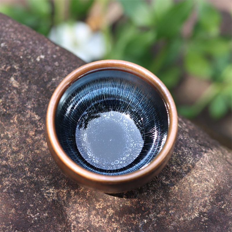 建盏主人杯陶瓷茶杯高端个人专用茶盏喝茶杯子品茗杯单杯窑变聚财图片