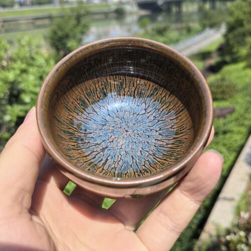建阳建盏茶杯陶瓷中式茶盏主人杯
