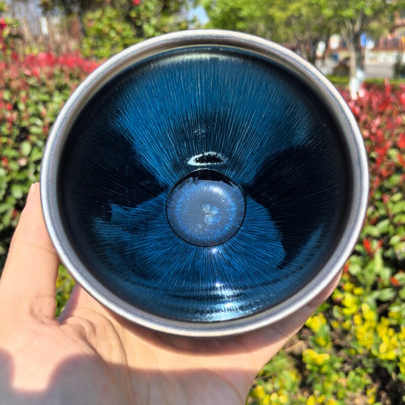 建盏茶杯陶瓷主人杯高端个人专用茶盏茶具大容量茶碗水杯点茶大盏图片