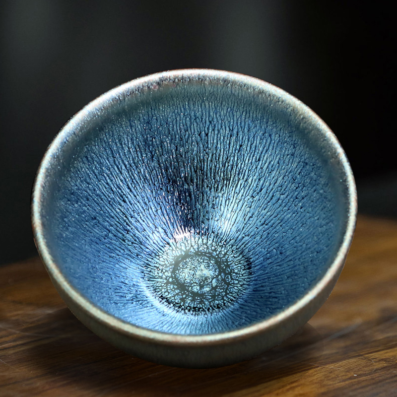 建窑高档主人杯单杯银毫盏