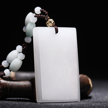 玉器和田玉平安无事牌牌吊坠男女款玉坠玉佩玉牌玉石玉器吊坠