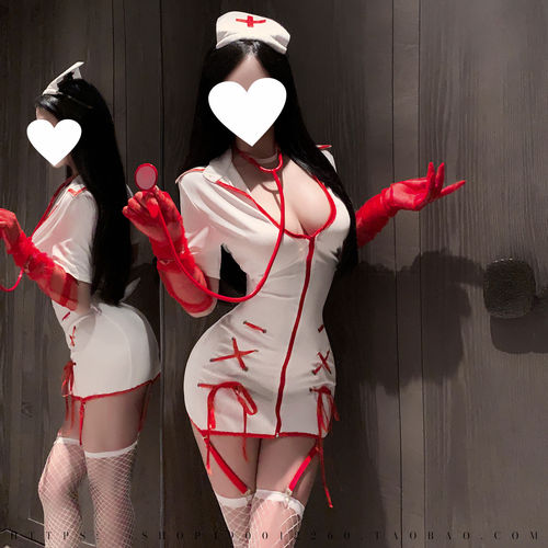万圣节护士装纯欲性感制服内衣女cosplay医生护士服角色扮演套装
